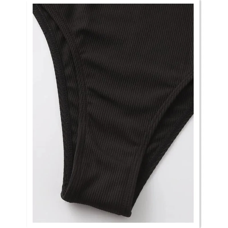 2021 Новое поступление цельный купальник женский однотонный пуш-ап на косточках