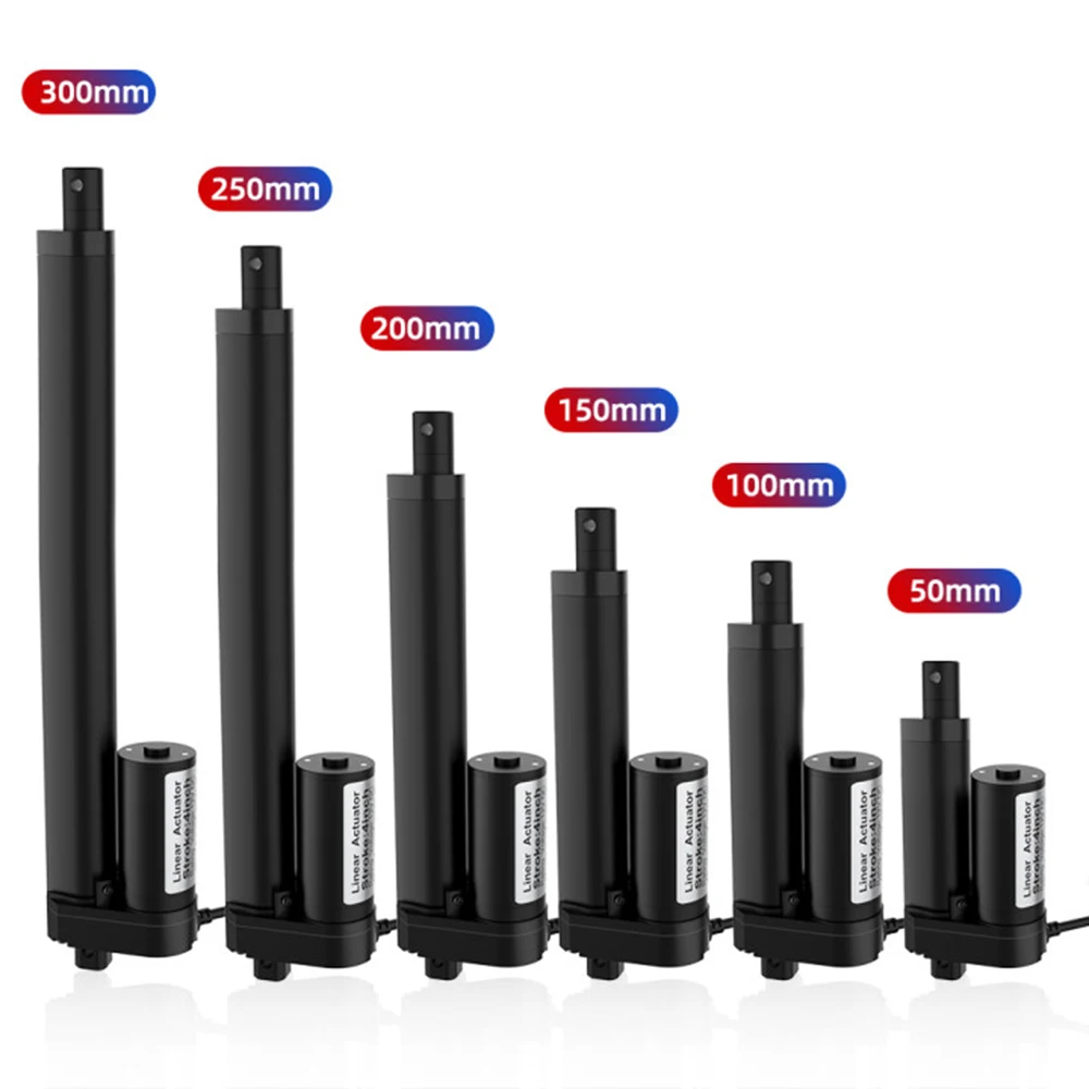 Линейный исполнительный механизм 12V металлический Шестерни электрический