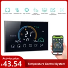 95-240 В сенсорный экран умная система контроля температуры нагрева с ЖК-подсветкой семейная интеллектуальная система термостат  переключаемый