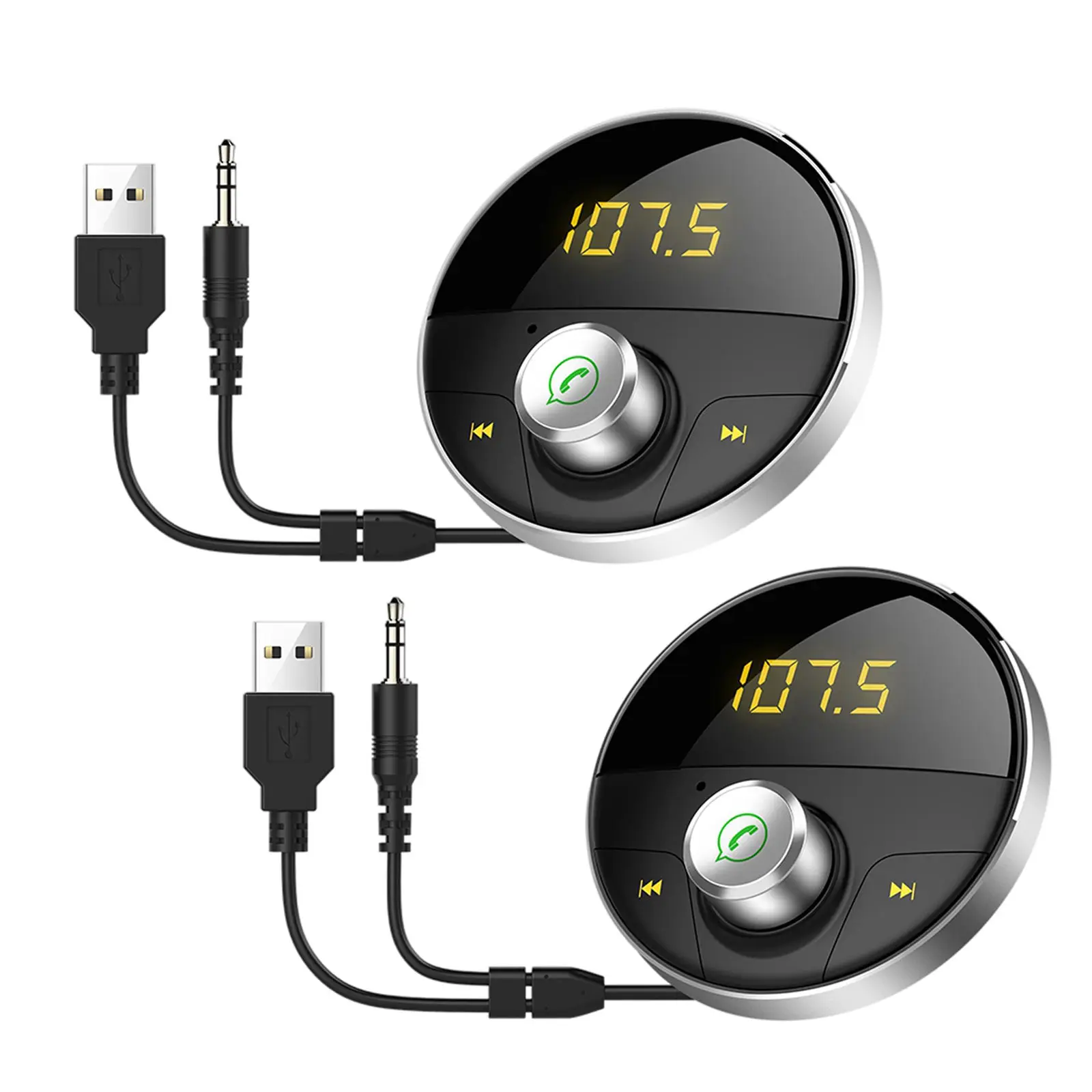 

Автомобильный MP3 плеер беспроводной Bluetooth 4,1 FM радиопередатчик комплект, подключи и работай