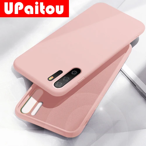 Кожаный силиконовый чехол UPaitou для Huawei P30 P20 Pro P10 Plus P9 P8 Lite милый мягкий пар |