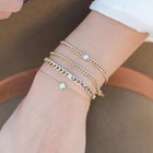 Цепочка из нержавеющей стали для женщин 3-11 мм, простой классический панцирный аксессуар, базовая бижутерия