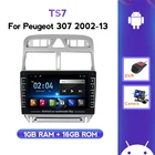 Автомобильное радио, GPS-навигация, система Android для PEUGEOT 307 sw 307, 2002-2013, мультимедийный видеоплеер, IPS, 2 Din, Dvd, головное устройство SWC