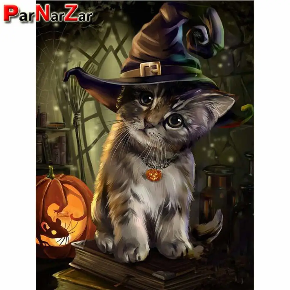 Набор для алмазной вышивки кошка | Дом и сад