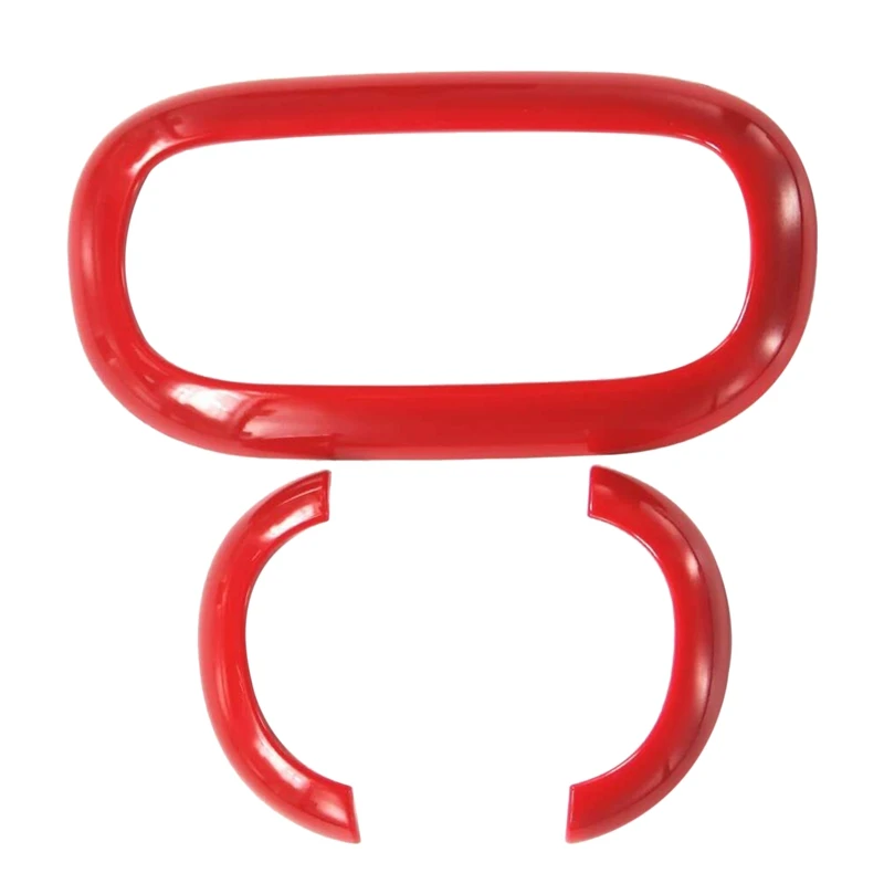 

Interior Reading Light Lamp Decor Cover Trim Sticker for Jeep Wrangler JK 2011-2017 Red