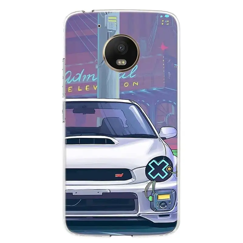 

Hot Sport Car JDM Japan Phone Case Cover For Motorola Moto G8 G7 G6 G5S G5 G4 E6 E5 E4 Plus Play Power + One Action Macro EU