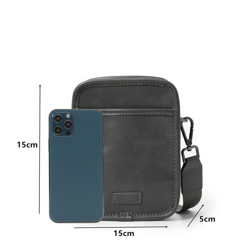 Новинка 2021 Мужская маленькая сумка через плечо мужская на в клетку