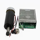 500 Вт шпиндель с воздушным охлаждением патрон ER11 CNC кВт Шпиндельный двигатель + регулятор скорости питания