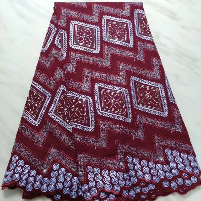 2020 Новое поступление африканская гипюровая восковая кружевная ткань с бисером