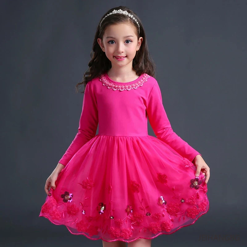 Платье для девочек весна 2022 платье принцессы летние детские платья с длинным - Фото №1