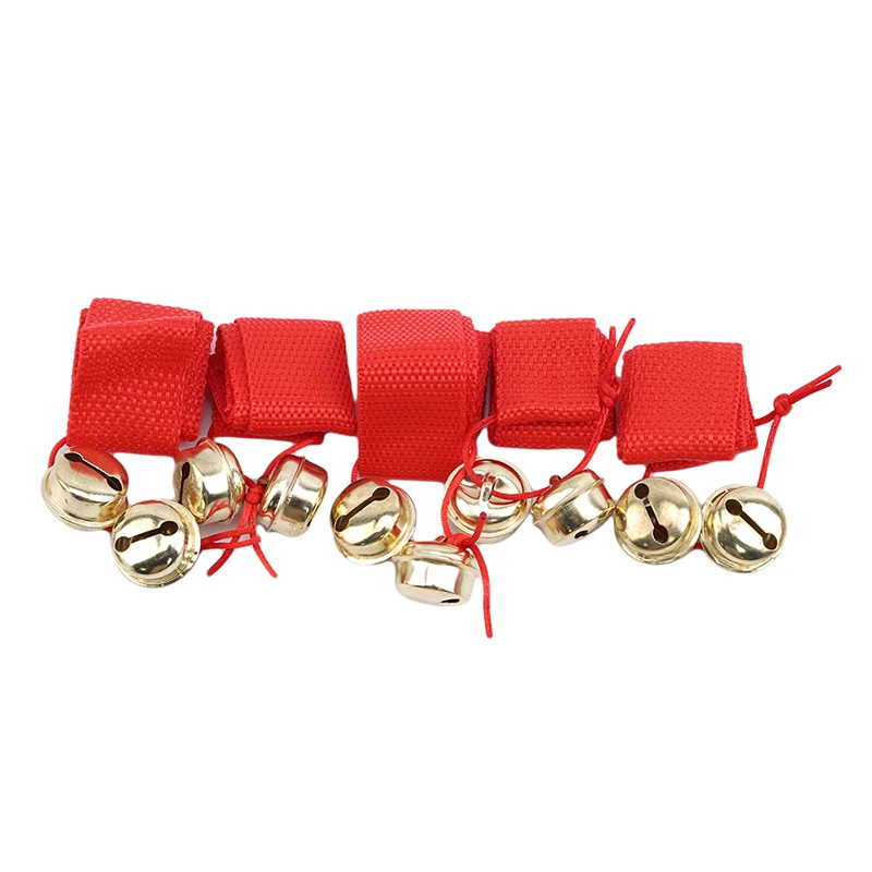 

1Pack Children Rattle Wrist Bells Toys Game Props Adjustable Adhesive Velcro Wristband Big Bell Kids Bedding Rattle Toys