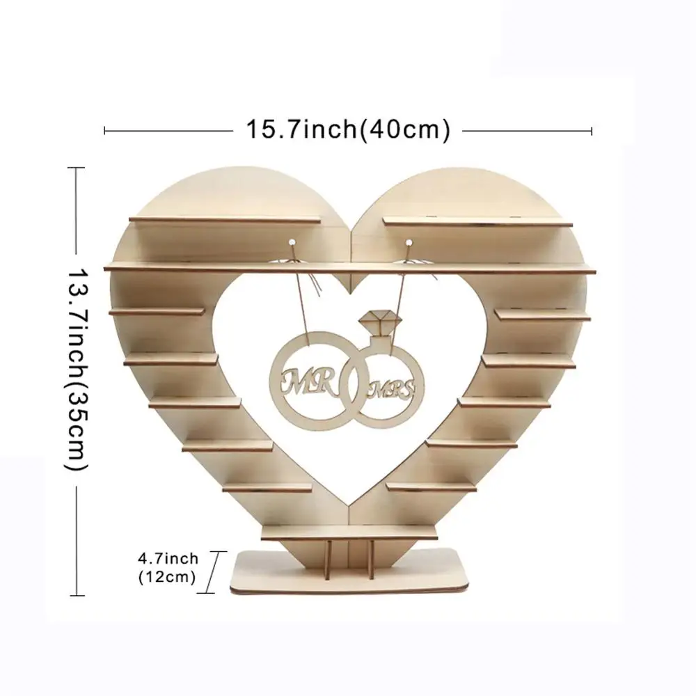 OurWarm Свадебная подставка для шоколада Mr & Mrs Chocolate Heart Tree витрина Центровая