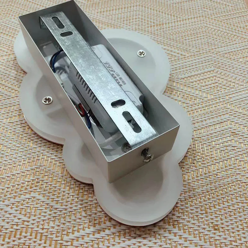 Розовый и синий милый облачный настенный светильник для детской спальни