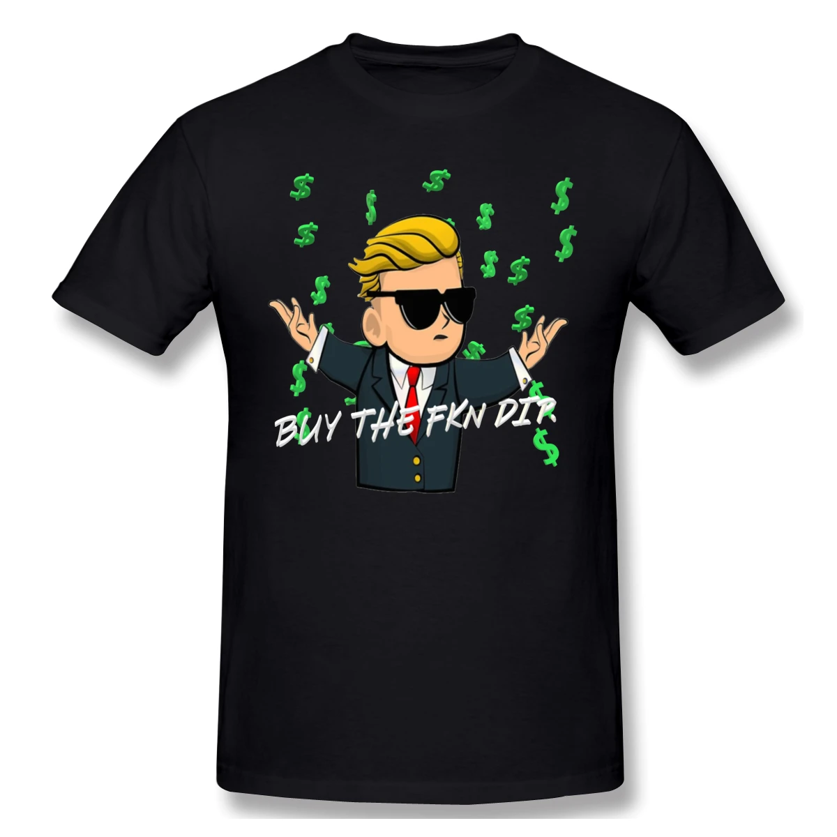

BTFD WallStreetBets WSB Buy The Dip T Shirt Plus Size Cotton Custom Short Sleeve Shirts Gift
