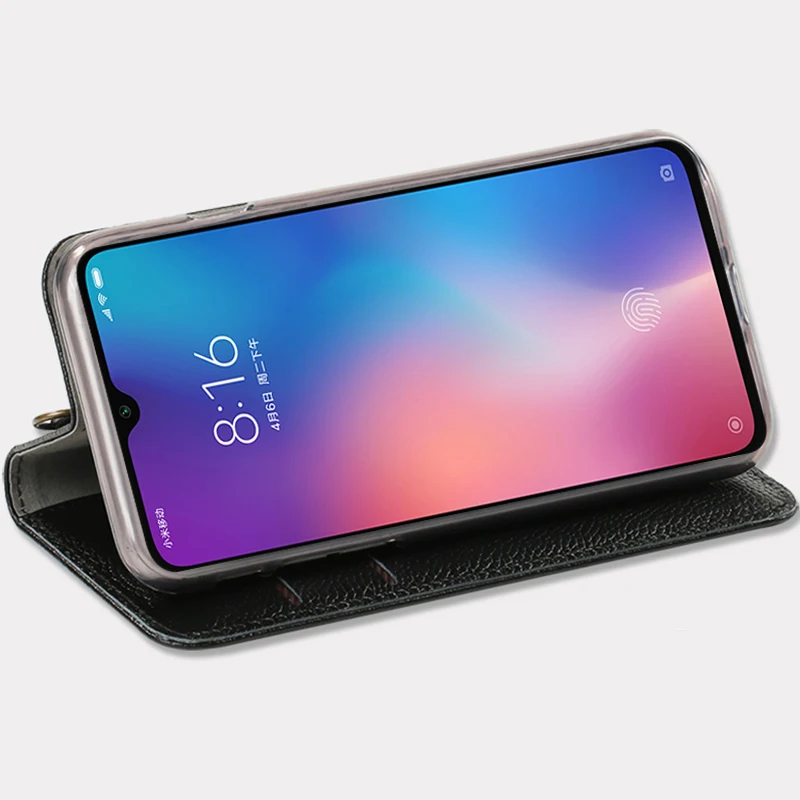 Flip Case For Xiaomi Mi 5s 8 9 9se 9T A1 A2 A3 lite Max 3 Mix 2s POCO F1 Litchi Grain Redmi Note 4 4X 5 6A 7 7A Pro Cover | Мобильные