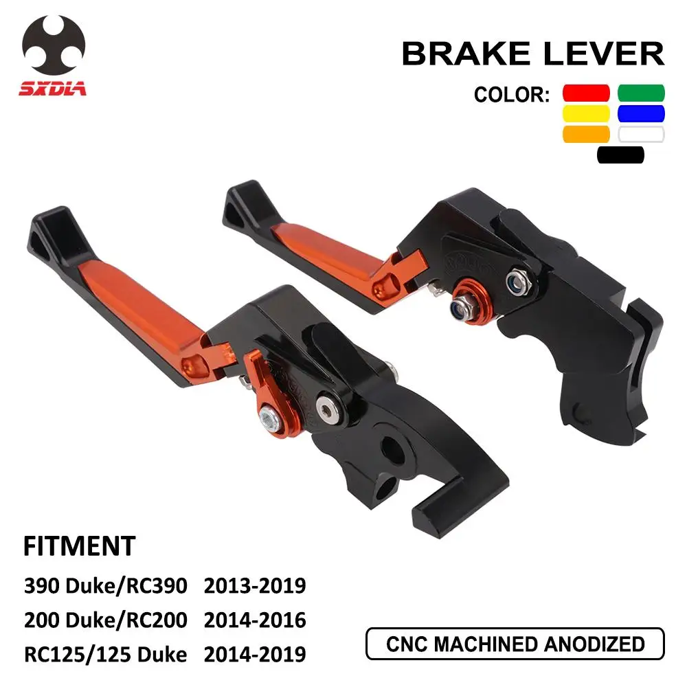 

Мотоцикл с ЧПУ Поворотные тормозные рычаги сцепления для KTM Duke 300 RC390 2013-2019 Duke 200 RC200 2014 2015 2016 RC125 Duke125 2014-2019