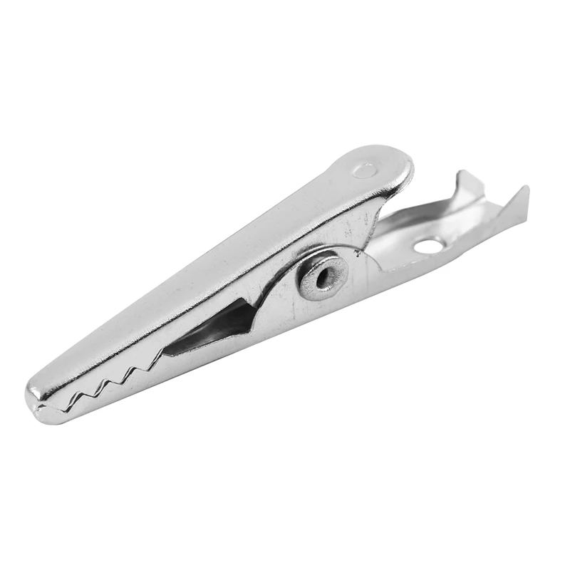 50 шт Серебряный тон металла Крокодил Зажимы крокодилы | Обустройство дома