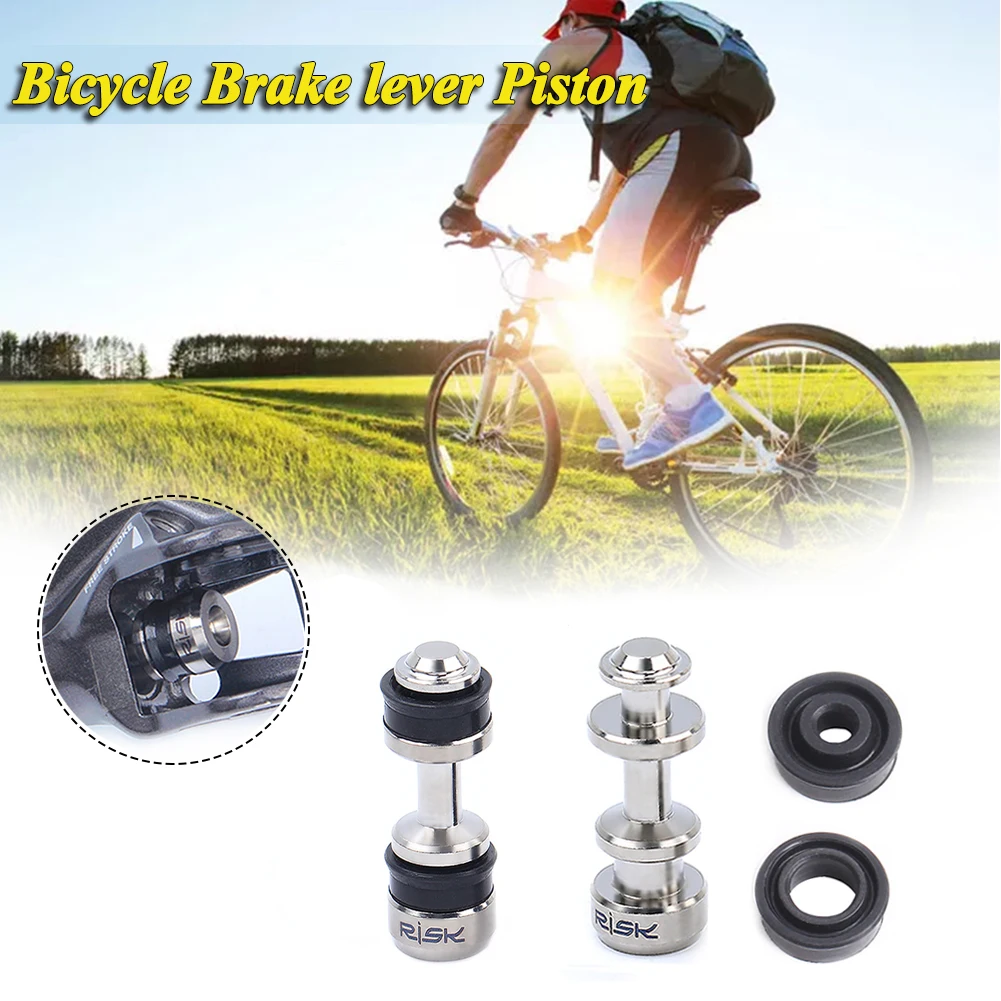 

Bicycle Titanium Brake Disc Lever Piston Repair Part Cycling Apron Titanium Alloy XT M785/M8000 SLX M7000 Bike Repair Parts