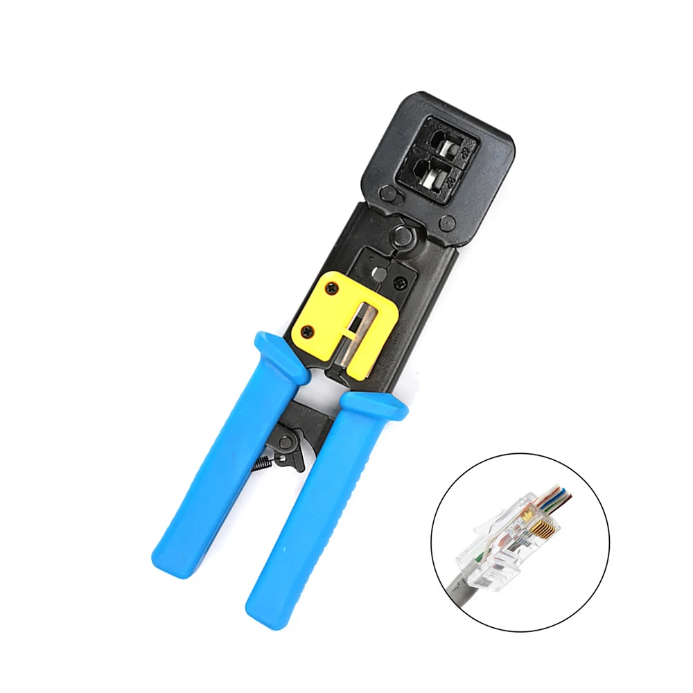 wire cable crimper crimp pc network hand tools rj45 crimp tool multifunctional cable cutter herramientas 8p6p free global shipping