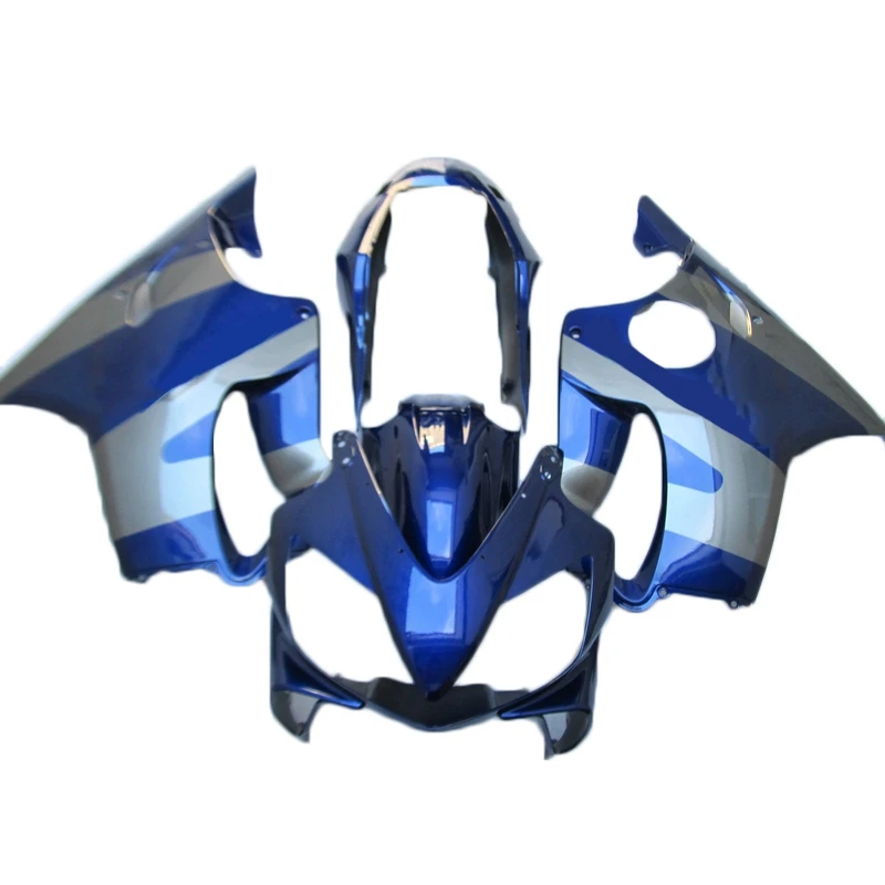 

New ABS Bodywork Fairings For Honda CBR600 F4i cbr 600 f4i 2001 2002 2003 01-03 Blue Silver Plastic fairing kit k1 k2 k3 CH69