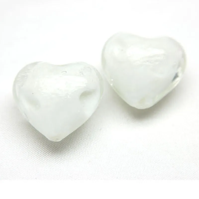 5 шт. розовые сердца из фольги стеклянные бусины шамилия разделительные для