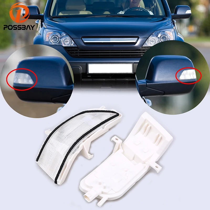 Боковые зеркала заднего вида указатель поворота POSSBAY для Honda CRV 2007-2011 светодиодный