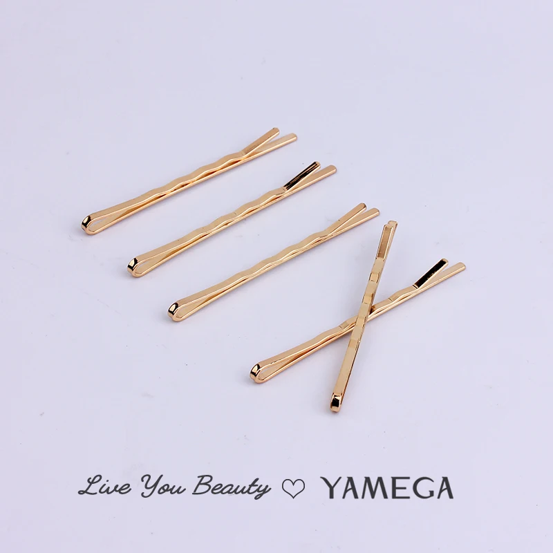 5Pcs/Lot Women Hair Clips Hairpins Gold Metal Waved Curly Barrettes Bobby Pins Hairgrip Headdress Hairclip Hair Accessores New