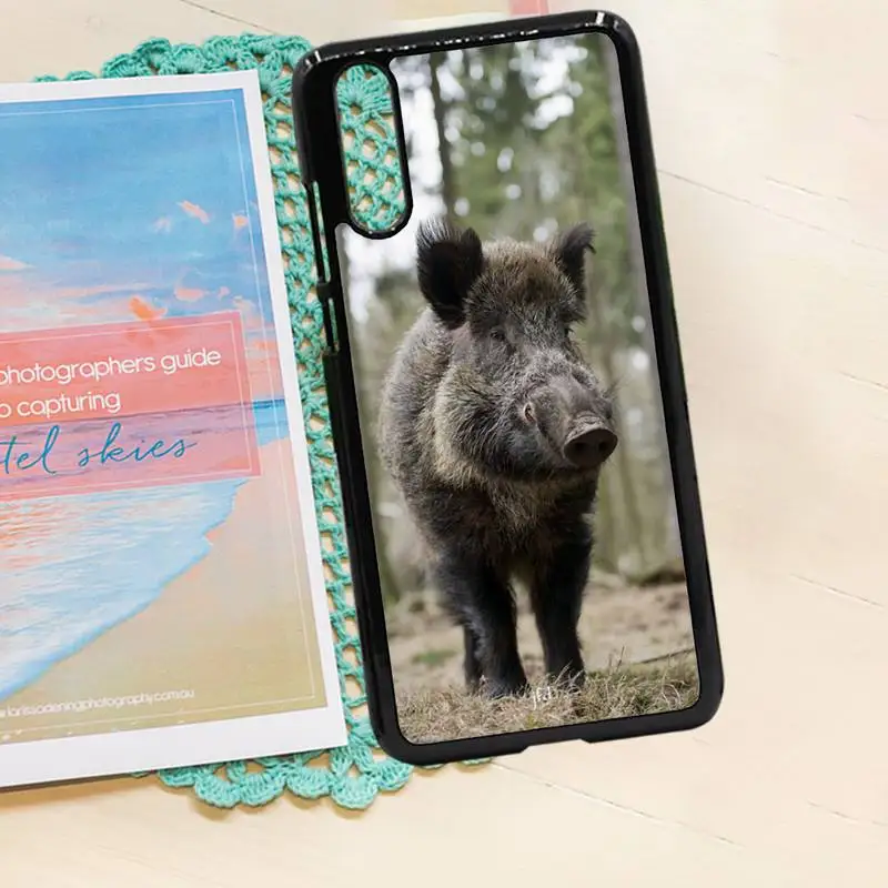 

wild boar Ferocious animals Phone Case PC for iPhone 11 12 pro XS MAX 8 7 6 6S Plus X 5S SE 2020 XR