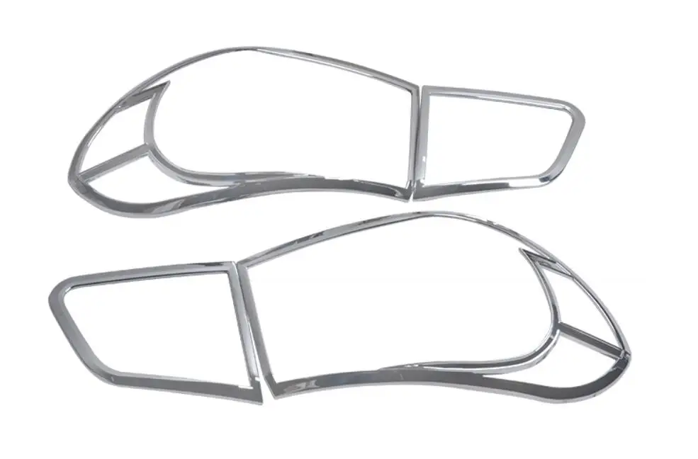 Накладка на переднюю фару автомобиля из АБС пластика и заднюю для Vw Volkswagen Tiguan 2010 2016|Хромирование| |