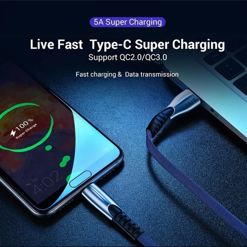 Зарядный кабель QC 3 0 для Samsung S8 A30S A50 Huawei P Smart Z Motorola One Action G6 LG Stylo 5 | Мобильные