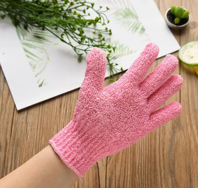 30 шт./лот банное полотенце с пятью пальцами перчатки для ванны душа конфетных