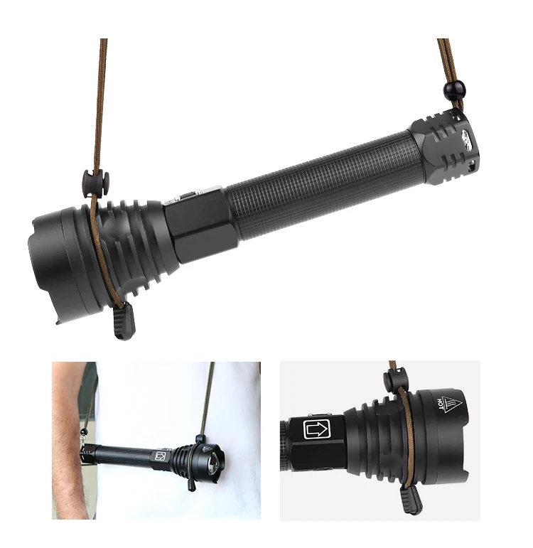 Самый мощный XHP90 светодиодный фонарик XLamp Zoom Torch XHP70.2 USB Перезаряжаемый