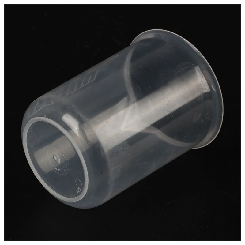 

2 pcs 50 ml laboratory plastic water liquid measuring cup Transparent