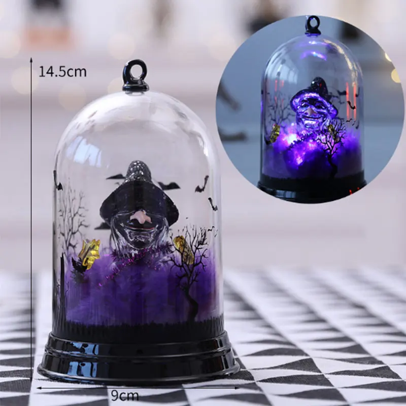 

Pumpkin Witch Black Cat Halloween Decorative Lamp LED Night Light for Children Creative Novelty Lamp for Bedroom Halloween Decor