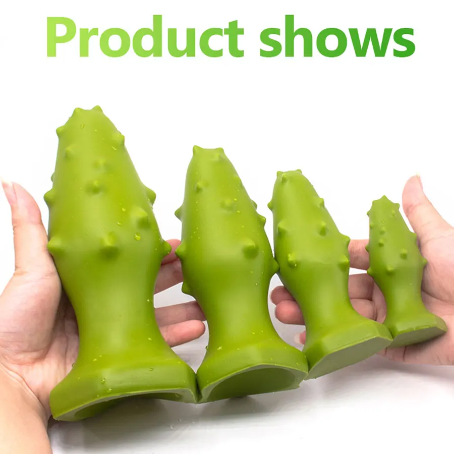 Очень большая Анальная пробка анальная с мягкой шипами Анальный расширитель