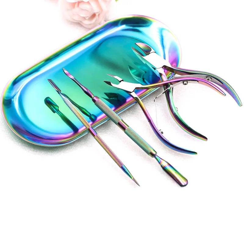 Кусачки из нержавеющей стали для кутикулы щипчики радужной омертвевшей кожи