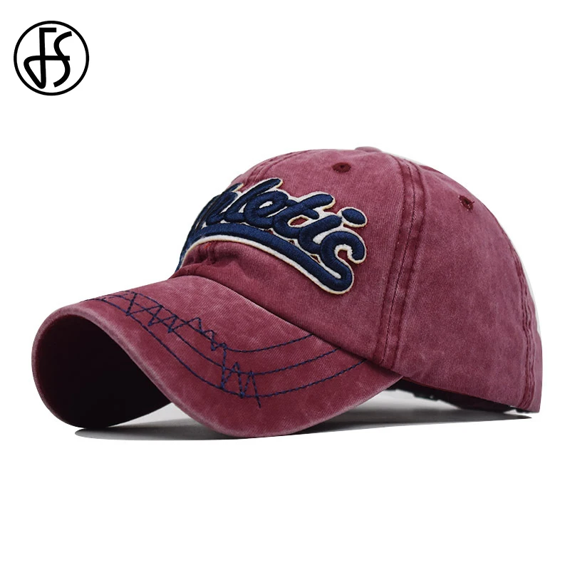 Кепка-Снэпбэк для мужчин и женщин FS спортивная бейсболка из мытого хлопка в стиле