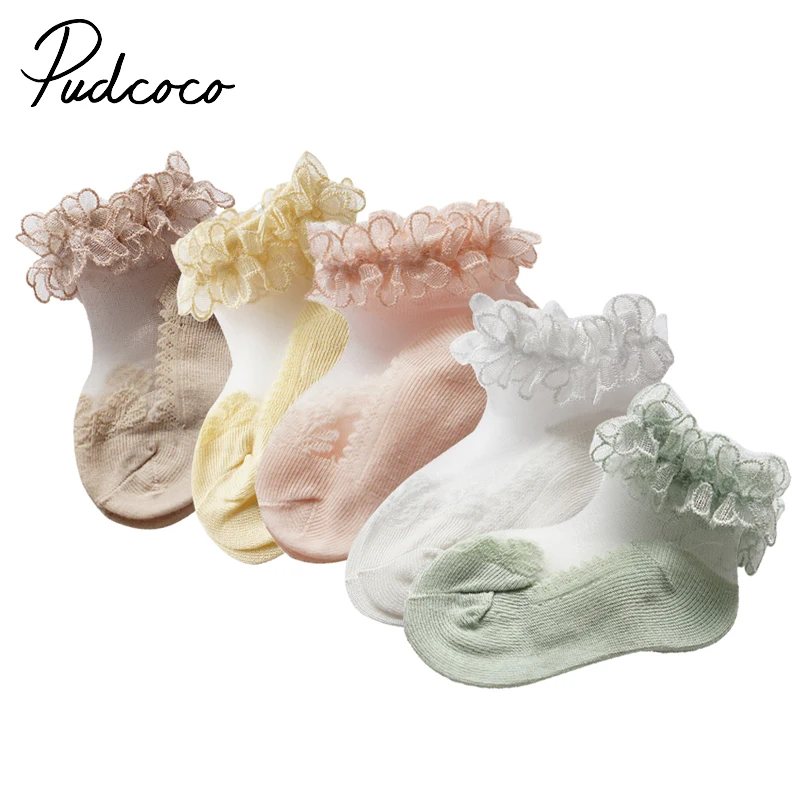 Осенние тонкие носки для девочек креативные Детские сетчатые короткие трубы