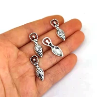 hzew 5pcs new wicca witchcraft goddess pendant charm for women man accessories