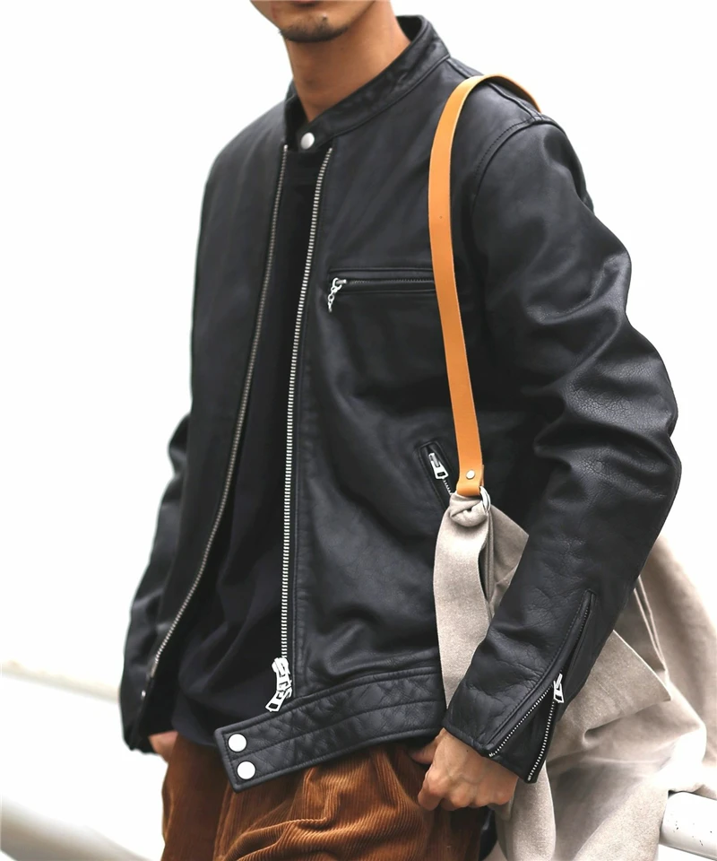 

Японский синтезатор из натуральной овечьей кожи для мужчин