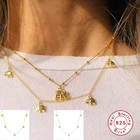 Ожерелье женское из серебра 925 пробы в минималистском стиле