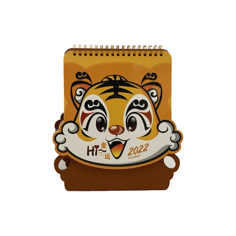 Милый Настольный ежемесячный календарь с Лунной датой на солнечных батареях для