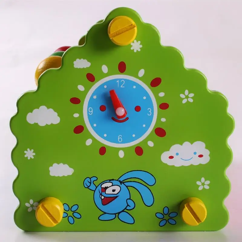

Model Building Kits House/Children's Geometry Numbers Disassembling combination Blocks toy, Kids Wooden Educational Blocks toys