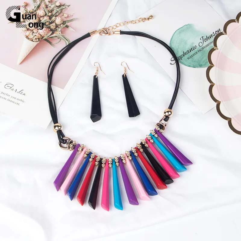 Женские массивные бусы GuanLong длинные ожерелья на заказ Очаровательное ожерелье