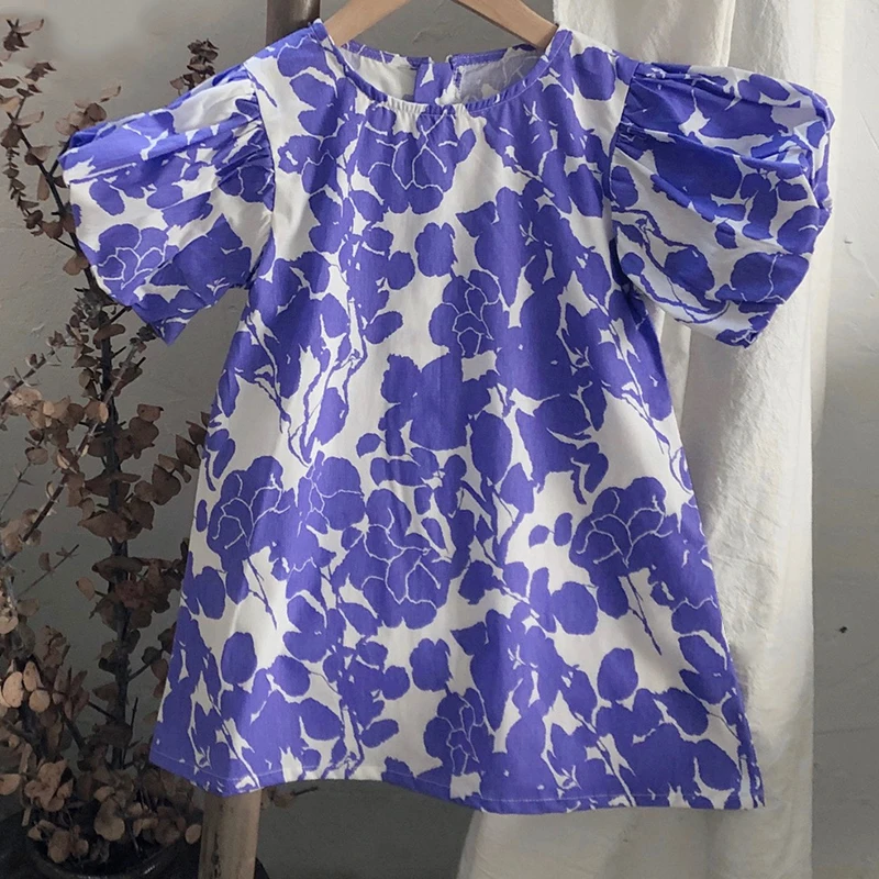

Summer Dresses 2021 New Floral Dress Children Clothes Kids Clothes Girls Clothing For Girls Long Dress Party Dress