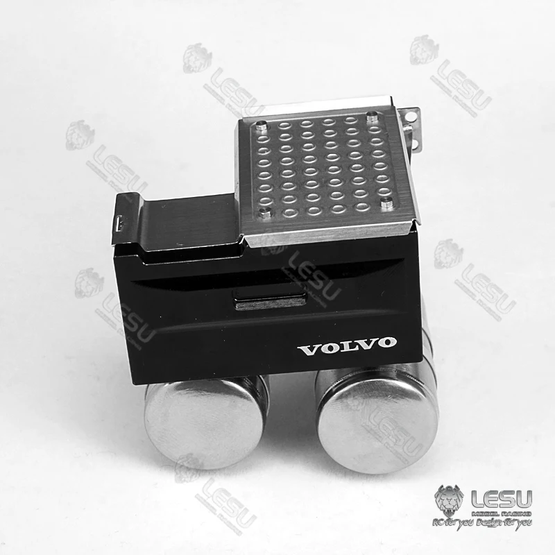 Отсек для батарей Meal LESU выхлопной бак C 1/14 TAMIYA VOLVO FH16 трактора грузовика