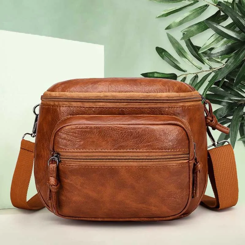 

Модная сумка через плечо из искусственной кожи для женщин небольшой площади сумка с несколькими карманами сумка для отдыха сумка для покуп...