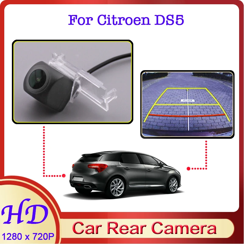 

Car Reverse Image Fisheye CAM For Citroen DS5 DS 5 2011~2022 Night Vision HD Dedicated Rear View Back Up 720P Vehicle Camera