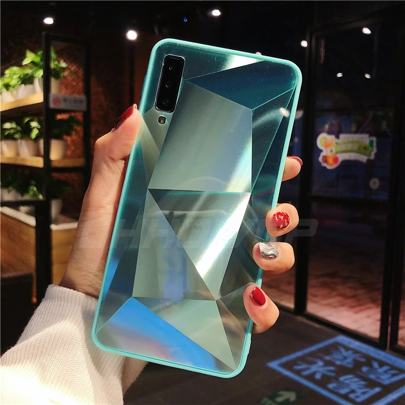 Зеркальный 3D-чехол для Samsung Galaxy S10 S9 S8 Plus A50 A70 A10 A20 A30 M10 M20 M30 | Мобильные телефоны и