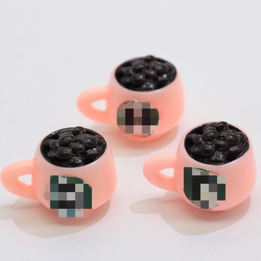 Смола 3D Кофе Bean чашки кабошон сказочные миниатюры сад моделирования Еда напиток